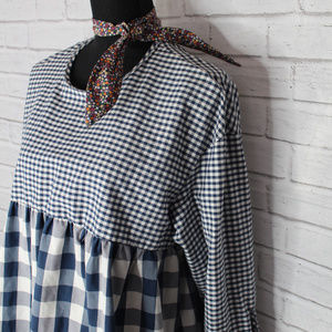 ZARA  BLUE & WHITE DRESS SHIRT XL